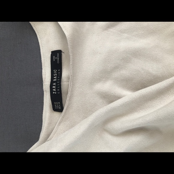 Zara suede Crop Top - Picture 4 of 7